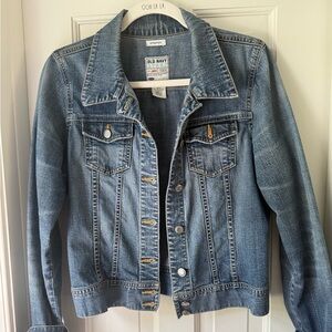 Old Navy Women's Classic Stretch Blue Jean Jacket